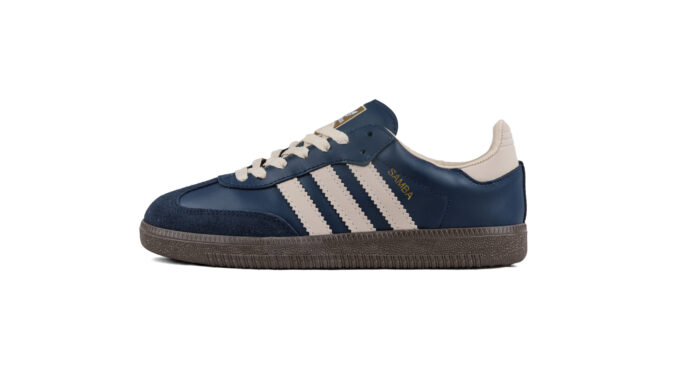 Adidas Samba Bleu Marine et Beige