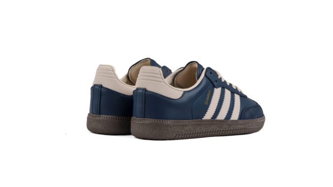 Adidas Samba Bleu Marine et Beige – Image 3