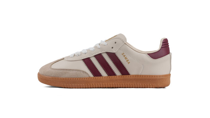Adidas Samba Beige et Burgundy