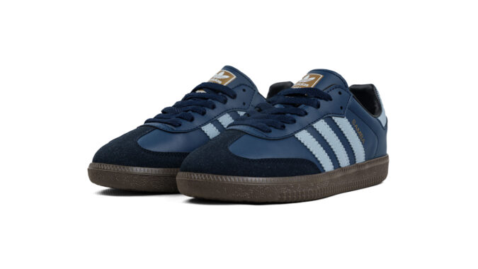 Adidas Samba Bleu Marine et Bleu Ciel – Image 2
