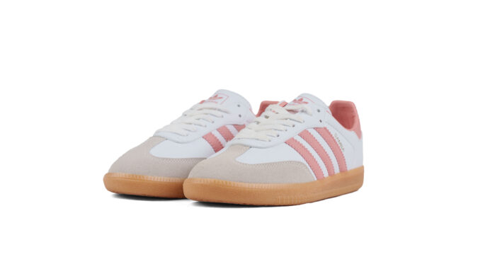 Adidas Samba Blanc et Rose – Image 2