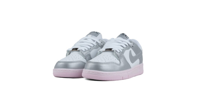 Nike Dunk Low silver pink – Image 2