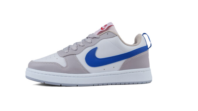 Nike Court Blanc Gris et Bleu