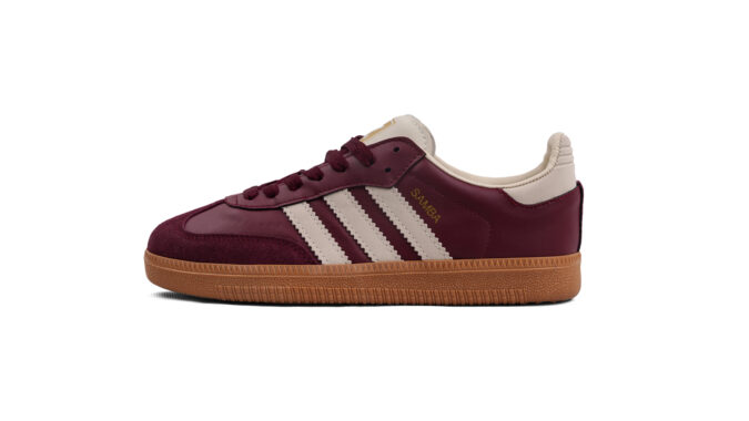 Adidas samba burgundy