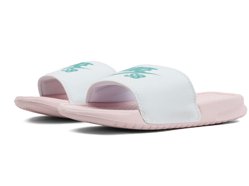 Claquettes Nike SB Rose Blanc – Image 3