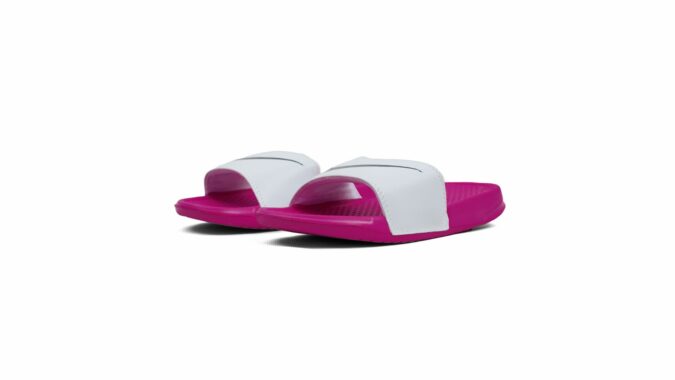 Claquettes Nike Rose Blanc – Image 3