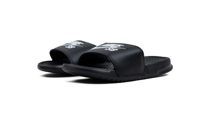 Claquettes Nike SB Noir Blanc – Image 2