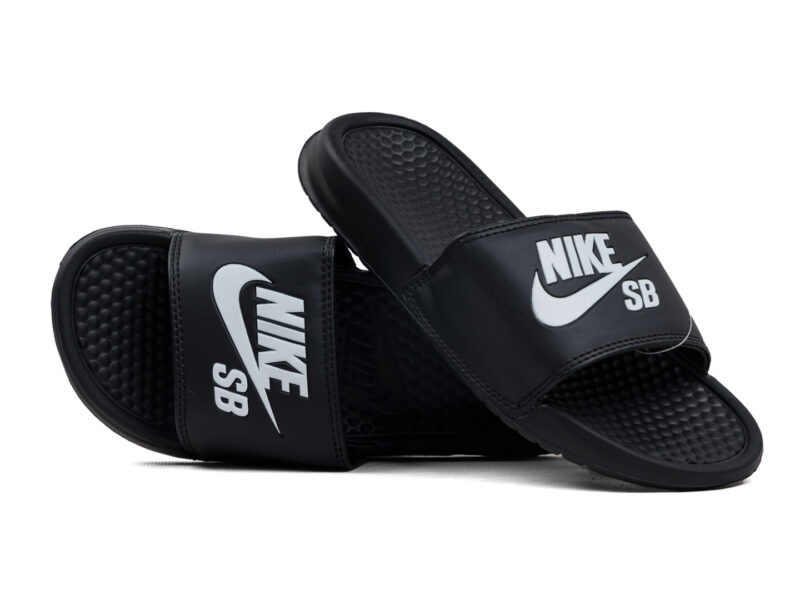 Claquettes Nike SB Noir Blanc