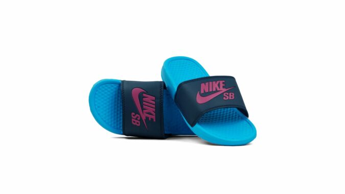 Claquettes Nike SB Bleu Ciel