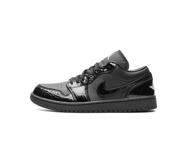 Air Jordan Baskets 1 'Black Croc'